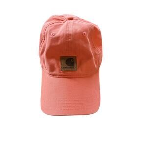 Carhartt Hat Cap Men's Women’s Canvas Baseball Workwear Salmon Adjustable Unisex